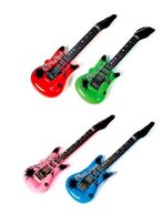 12-Pack Inflatable Rock Star Electric Guitar